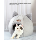 Cat Beds Cozy Sweet Pink Cave House - Pink - XL 40x40x40cm - Plush - image 33