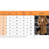 Women's Suit Collar Double Breast Coats - Khaki - Women's Jacket - XXXL - Cashmere - image 20