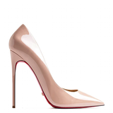 Women's Red Bottom High Heeled Pumps - Green - 1 / Patent / 12cm - 43 B - Genuine Patent Leather - image 14