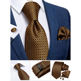 Funki Buys | Neckties | Men's 3 Pcs Stylish Formal Tie Set