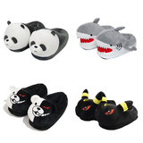Women's Cute Panda Slippers - Grey/White - Panda Slippers - One Size - Plush - image 11