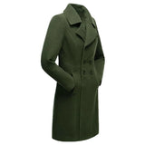 Women's Slim Fit Double Breast Overcoat - Khaki - Women's Jacket - XXXL - Polyester - image 30