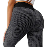 Women's Soft High Waist Yoga Pants - Black - Yoga Fitness Pants - XXL - Spandex / Polyester - image 43