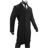Men's Stylish Business Casual Overcoat - Grey - Jacket - 2XL - Polyester - image 15