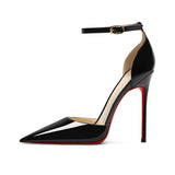 Women's Classic Pointed Toe Patent Stilettos - Beige - 1 / Patent / 10cm - 46 B - Genuine Leather - image 23