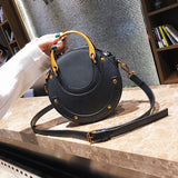 Handbags Women's Round Crossbody Bag - Brown - Crossbody Bag - Small - PU Leather - image 10