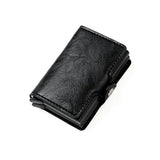 Unisex RFID Popup Card Holder - Brown - RFID Popup Card Wallet - 3.93 x 2.75 x 0.78" - PU Leather - image 2