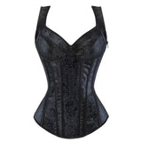 Women's Pretty Strappy Lace Up Corset - Black: Corset Top - 6XL - Polyester - image 22