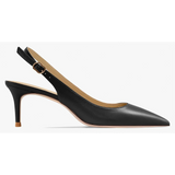 Women's Elegant Luxury Slingback Pumps - Beige - 1 / 10cm Stiletto - 43 B - PU Leather - image 14