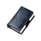 Unisex RFID Popup Card Holder - Brown - RFID Popup Card Wallet - 3.93 x 2.75 x 0.78" - PU Leather - image 3