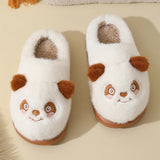 Women's Cute Cartoon Panda Slippers - Black - Slippers - 36-37 - Plush - image 27