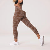 Funki Buys | Pants | Women's Camouflage Fitness ... - Blue - Camouflage Fitness Yoga Pants / L / Spandex/Polyester - image 10
