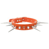 Women's Punk Spike Collar Necklace - Black - Spike Collar Necklace - PU Leather - image 28