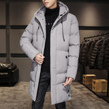 Men's Thick Mid-Length Winter Parkas - Army Green - Parka - 8XL - Cotton - image 4