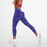 Funki Buys | Pants | Women's Camouflage Fitness ... - Blue - Camouflage Fitness Yoga Pants / L / Spandex/Polyester - image 14