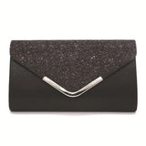 Handbags Women's Evening Clutch Purse - Black - Clutch Purse - Small - Satin - image 26