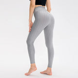 Women's Stretch Push Up Yoga Pants - Light Gray - Pants - XL - image 8