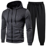 Men's Sportswear Track Suit Sets - Black/Red - Activewear Set - 4XL - Polyester - image 10