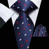 Funki Buys | Neckties | Men's 2 Pcs Floral Silk Tie Set