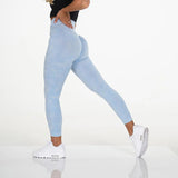 Funki Buys | Pants | Women's Camouflage Fitness L... - Blue - Camouflage Fitness Yoga Pants / L / Spandex/Polyester - image 6