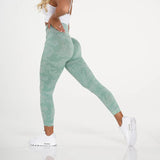 Funki Buys | Pants | Women's Camouflage Fitness L... - Blue - Camouflage Fitness Yoga Pants / L / Spandex/Polyester - image 5