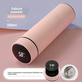 Water Bottle with LED Temp Display - Black - Smart Water Bottle - 500ml - Double Wall Stainless Steel - image 39