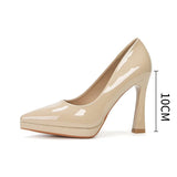 Funki Buys | Shoes | Women's Elegant Patent High Heel Pumps