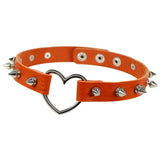 Women's Heart Choker Cosplay Collars - Black - Heart Choker - Medium - PU Leather - image 7