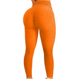 Women's Stretch Push Up Yoga Pants - Orange - Pants - XL - image 29