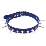 Women's Spike Collar Gothic Necklace - Black - Spike Collar Necklace - PU Leather - image 26