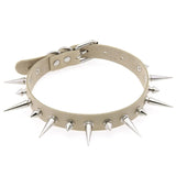 Women's Spike Collar Gothic Necklace - Black - Spike Collar Necklace - PU Leather - image 30