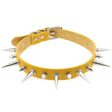 Women's Spike Collar Gothic Necklace - Black - Spike Collar Necklace - PU Leather - image 28