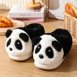 Women's Kawaii Panda Slippers - Black/White - Panda Slippers - 44-45 - Plush - image 6