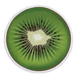 Fruit Printed Beach Mat Towel Throw - Green - 4 / STJ14-7 / Fruit Towel - Large - Microfibre - image 26