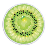 Fruit Printed Beach Mat Towel Throw - Green - 3 / STJ14-6 / Fruit Towel - Large - Microfibre - image 33