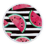 Fruit Printed Beach Mat Towel Throw - Green - 1 / STJ14-1 / Fruit Towel - Large - Microfibre - image 36