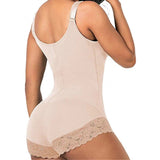 Women's Tummy Control Slimmer Suit - Black - Bodysuit Shapewear - XXXL - image 12