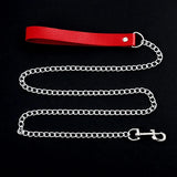 Women's Cosplay Punk Goth Collars - Red 4 - Lead / Punk Gothic Choker - Medium - PU Leather - image 8