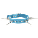 Women's Punk Spike Collar Necklace - Black - Spike Collar Necklace - PU Leather - image 24