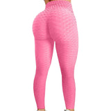 Women's Stretch Push Up Yoga Pants - Pink - Pants - XL - image 36