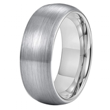 Tungsten Brushed Bands 8mm 6mm - Black - Wedding Band 8mm - 13 - Tungsten - image 16
