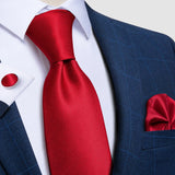 Funki Buys | Neckties | Men's 3 Pcs Stylish Formal Tie Set