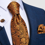 Funki Buys | Neckties | Men's 3 Pcs Stylish Formal Tie Set