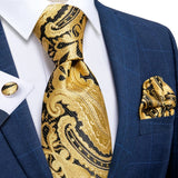 Funki Buys | Neckties | Men's 3 Pcs Stylish Formal Tie Set