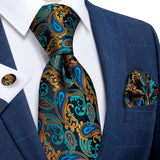 Funki Buys | Neckties | Men's 3 Pcs Stylish Formal Tie Set