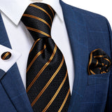 Funki Buys | Neckties | Men's 3 Pcs Stylish Formal Tie Set