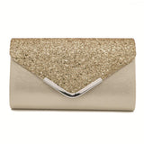 Handbags Women's Evening Clutch Purse - Gold - Clutch Purse - Small - Satin - image 24