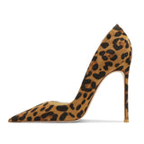 Women's Cut Out Leopard Stilettos - Leopard - 12cm - 43 B - Patent Leather - image 21