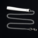 Women's Cosplay Punk Goth Collars - White 4 - Lead / Punk Gothic Choker - Medium - PU Leather - image 7