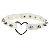 Women's Heart Choker Cosplay Collars - Black - Heart Choker - Medium - PU Leather - image 5
